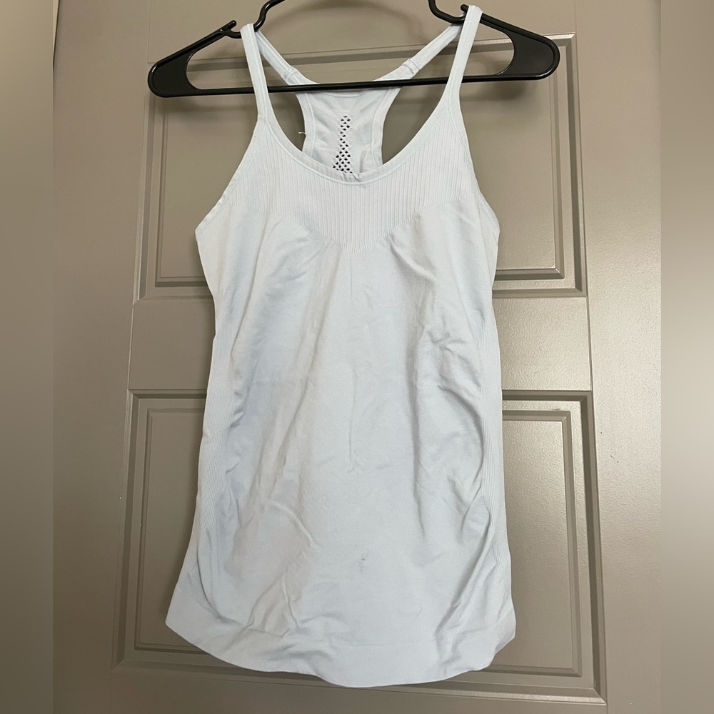 Zella light blue racer back athletic tank top